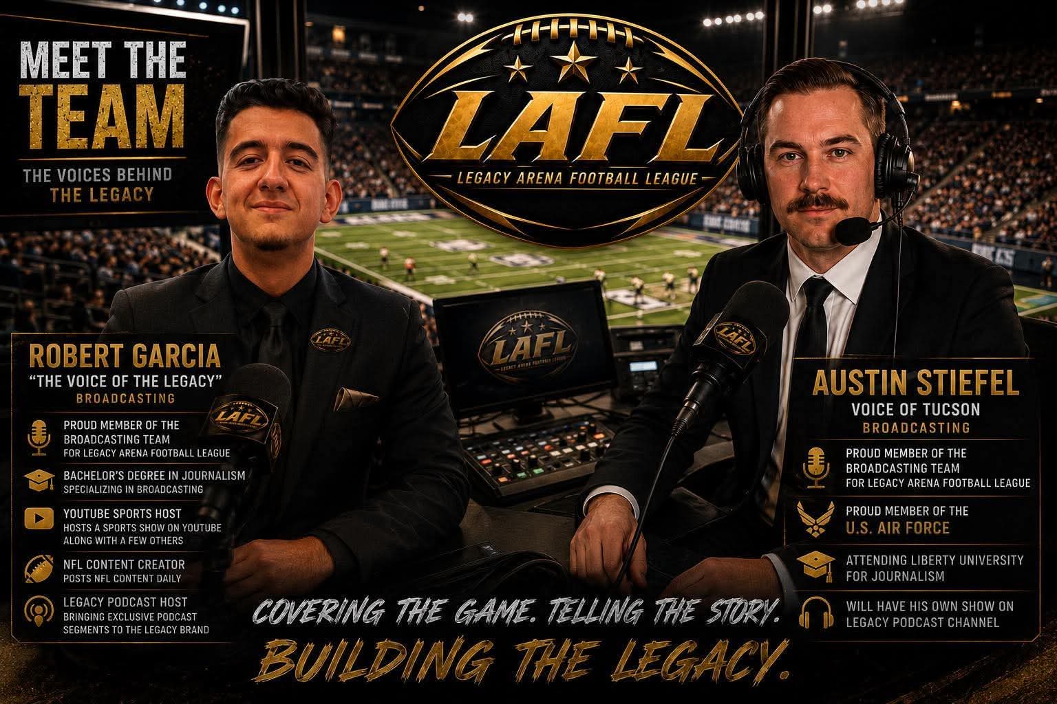 LAFL broadcasting team